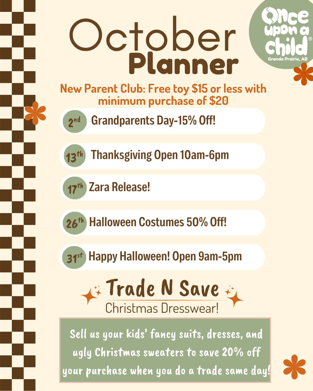 october planner